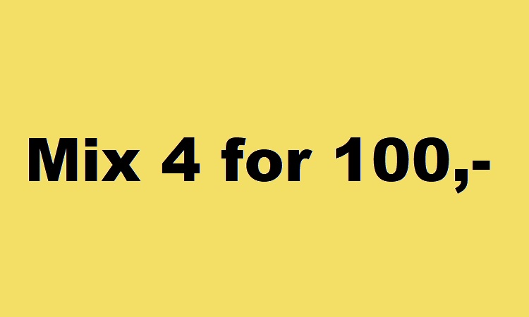 MIX 4 for 100,-
